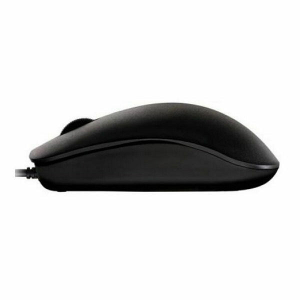 Tastatur mit Maus Cherry JD-0800ES-2 Schwarz Qwerty Spanisch