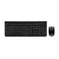 Tastatur mit Maus Cherry JD-0800ES-2 Schwarz Qwerty Spanisch
