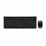 Tastatur mit Maus Cherry JD-0800ES-2 Schwarz Qwerty Spanisch