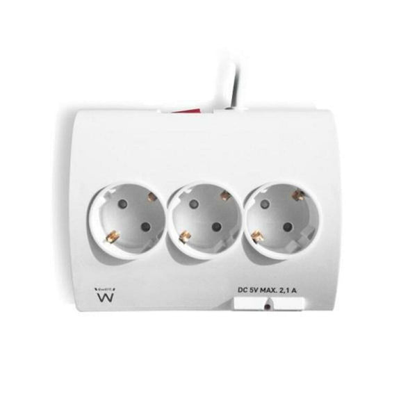Steckerleiste mit 5 Steckdosen und Schalter Ewent EW3935 Bluetooth (1,5 m)