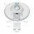 Schnittstelle UBIQUITI NBE-M5-16 AIRMAX 5 GHz 16 dBi Weiß