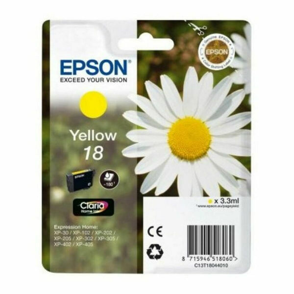 Original Tintenpatrone Epson Cartucho 18 amarillo Gelb