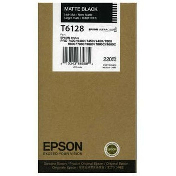 Original Tintenpatrone Epson 7450 9450 7400 9400 7880 9880 7800 9800 Schwarz Matte Hinterseite