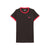 Damen Kurzarm-T-Shirt Nexus CAMIGUIN Schwarz Rot