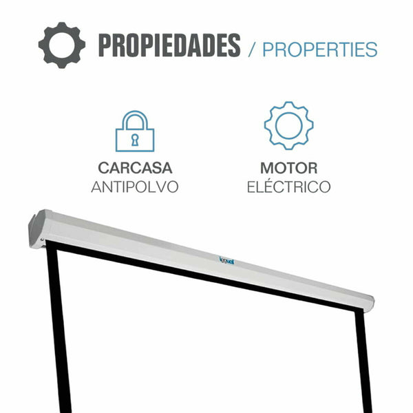 Elektrische Panorama-Leinwand iggual PSIPS184