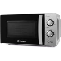Mikrowelle mit Grill Orbegozo MIG 2138 Schwarz Silberfarben 700 W 20 L