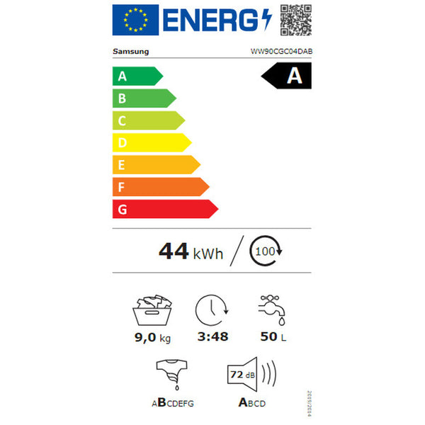 Waschmaschine Samsung WW90CGC04DABEC 60 cm 1400 rpm 9 kg