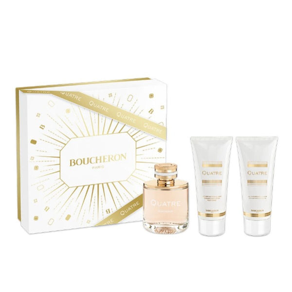 Set mit Damenparfüm Boucheron QUATRE POUR FEMME 3 Stücke
