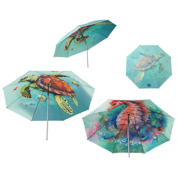 Sonnenschirm Ø 200 cm SPF50+ Marineblau