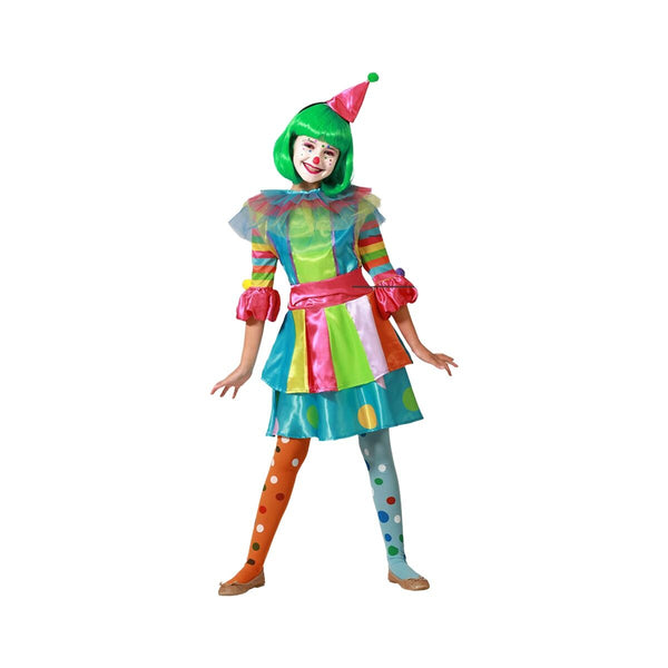 Verkleidung für Kinder Clownin 7-9 Jahre