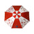 Sonnenschirm Rot Ø 180 cm SPF50+ Marineblau