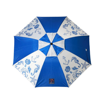 Sonnenschirm Blau Ø 180 cm SPF50+ Marineblau