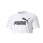 Kurzärmliges Sport T-Shirt Puma ESS LOGO TEE 586666 02 Weiß