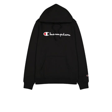 Herren Sweater mit Kapuze Champion HOODED SWEATSHIRT 220253 NBK Schwarz