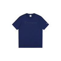 Herren Kurzarm-T-Shirt Champion CHAMPION SS TEE 220273 Marineblau