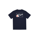 Herren Kurzarm-T-Shirt Champion CHAMPION SS TEE 220775 NNY Marineblau