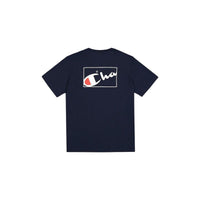 Herren Kurzarm-T-Shirt Champion CHAMPION SS TEE 220775 NNY Marineblau