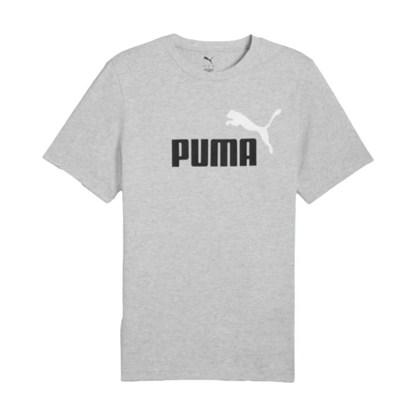 Herren Kurzarm-T-Shirt Puma ESS 2 COLOR No. 1 Logo Tee C/O 684708 04 Grau