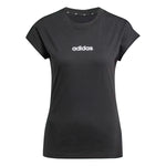 Damen Kurzarm-T-Shirt Adidas W LIN SJ T JC8238 Schwarz