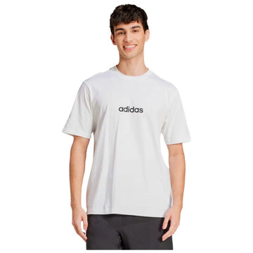 Herren Kurzarm-T-Shirt Adidas M LIN SJ T JE9000 Weiß