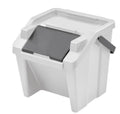 Recycling Papierkorb Tontarelli Moda Weiß Stapelbar 28 L