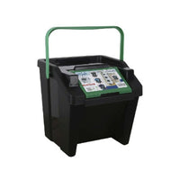Recycling Papierkorb Tontarelli Moda grün Stapelbar 28 L