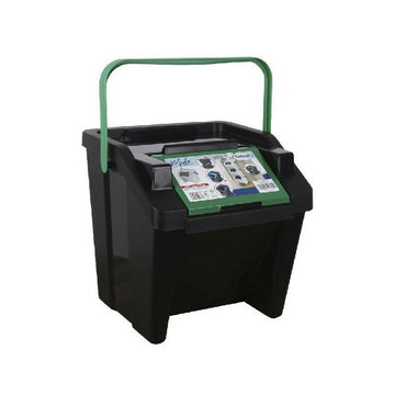 Recycling Papierkorb Tontarelli Moda grün Stapelbar 28 L