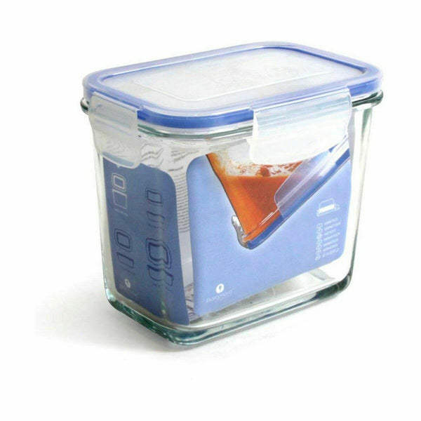 Lunchbox hermetisch Borgonovo Superblock rechteckig 14 x 10 x 12 cm (6 Stück)