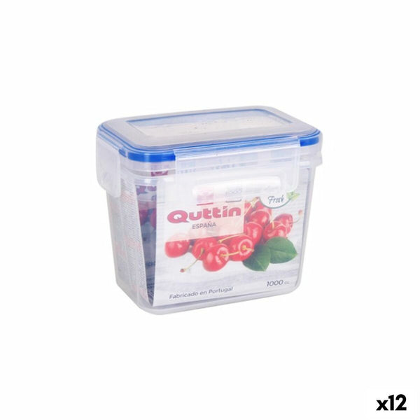 Lunchbox Quttin Quttin rechteckig 1 L 15 x 10 x 12 cm (12 Stück)