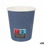 Gläserset Algon Pappe Einwegartikel 200 ml Blau 36 Stück (24 Stücke)