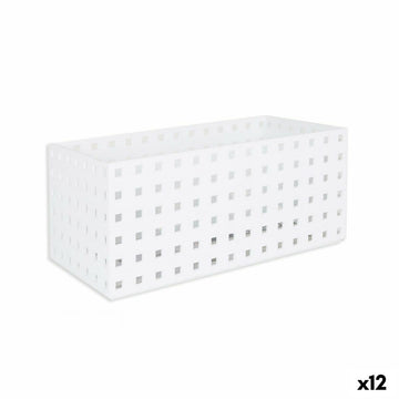 Schubladen-Organizer Confortime Weiß 27,5 x 13,5 x 12,2 cm (12 Stück)