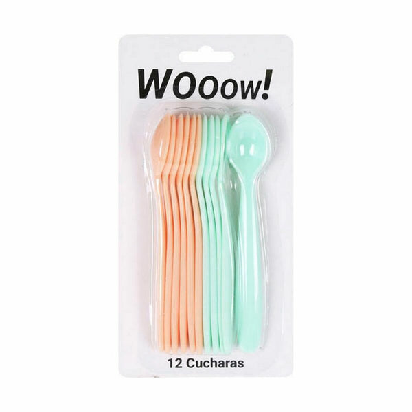 Wiederverwendbares Löffelset Wiederverwendbar Bunt 20 cm 12 Stücke (36 Stück)
