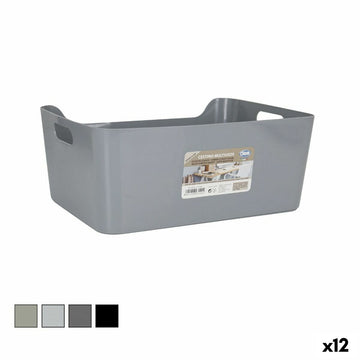 Mehrzweckkorb Dem 33 x 24 x 14,5 cm Mit Griffen (12 Stück)
