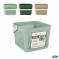 Mehrzweckkorb Confortime Kunststoff 5 L 20 x 20 x 15,5 cm (24 Stück)