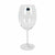 Gläsersatz Bohemia Crystal Clara Wein 580 ml 6 Stücke (4 Stück)