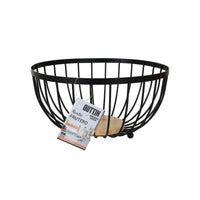 Obstschale Confortime Rustic Schwarz 25 x 25 x 13 cm 390 cm (12 Stück)
