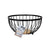 Obstschale Confortime Rustic Schwarz 25 x 25 x 13 cm 390 cm (12 Stück)