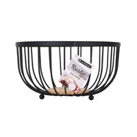 Obstschale Confortime Rustic Schwarz 25 x 25 x 13 cm 390 cm (12 Stück)