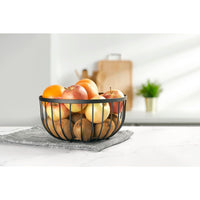 Obstschale Confortime Rustic Schwarz 25 x 25 x 13 cm 390 cm (12 Stück)