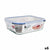 Lunchbox hermetisch Quttin   rechteckig 2,6 L (6 Stück)
