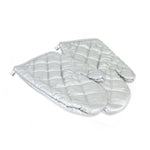 Backofenhandschuh Quttin Silberfarben 25 x 16 x 24 cm Satz 2 Stücke (24 Stück)