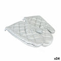 Backofenhandschuh Quttin Silberfarben 25 x 16 x 24 cm Satz 2 Stücke (24 Stück)