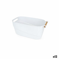 Mehrzweckkorb Confortime 40 x 21,5 x 18 cm Kunststoff Mit Griffen 12 Stück