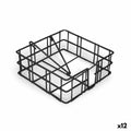 Serviettenring Confortime Metall 18 x 18 x 6,5 cm (12 Stück)