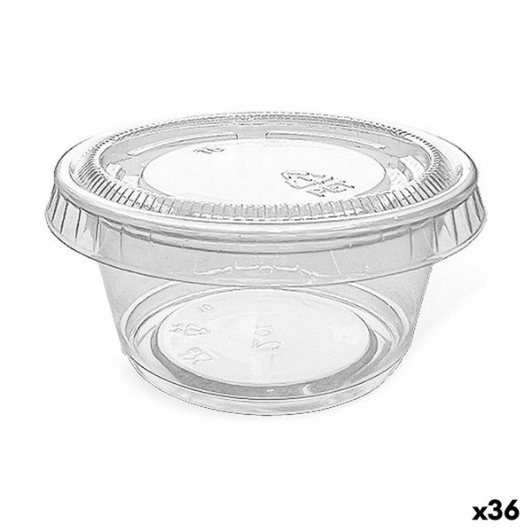 Mehrweg-Schalen-Set Algon Saucen 10 Stücke Kunststoff 60 ml (36 Stück)