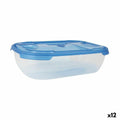 Lunchbox-Set Tontarelli Nuvola 1,15 L Blau rechteckig 3 Stücke (12 Stück)