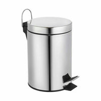 Mülleimer mit Pedal Confortime Silberfarben 3 L (6 Stück)