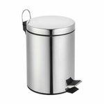 Mülleimer mit Pedal Confortime Silberfarben 7 L (6 Stück)