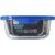 Lunchbox hermetisch Quttin Blau Durchsichtig rechteckig 600 ml (6 Stück)