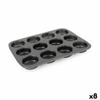 Törtchenform Quttin 29 x 22 x 2,2 cm Perforiert 8 Stück